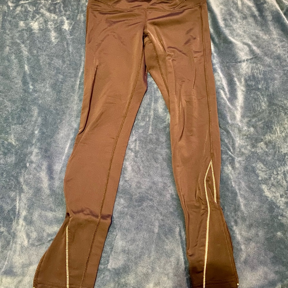 Athleta Black Fleece-lined leggings, Size XS